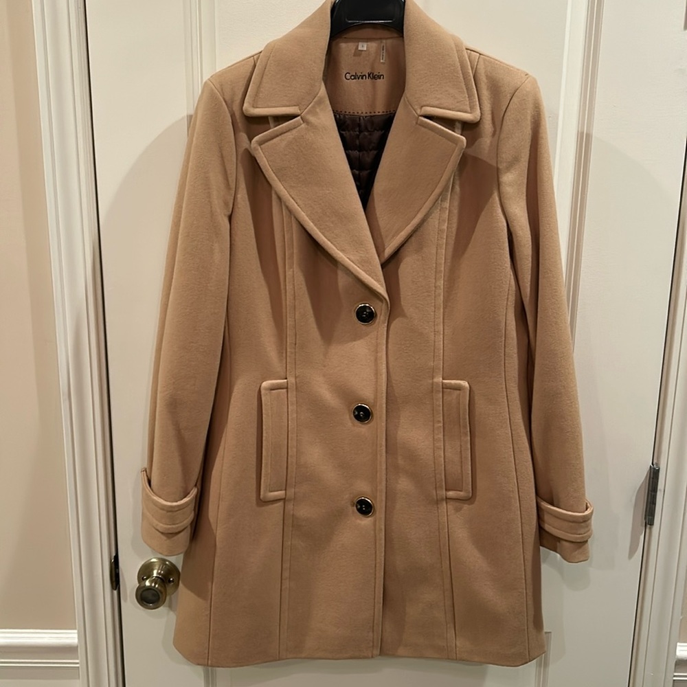 Calvin Klein Wool Blend Coat